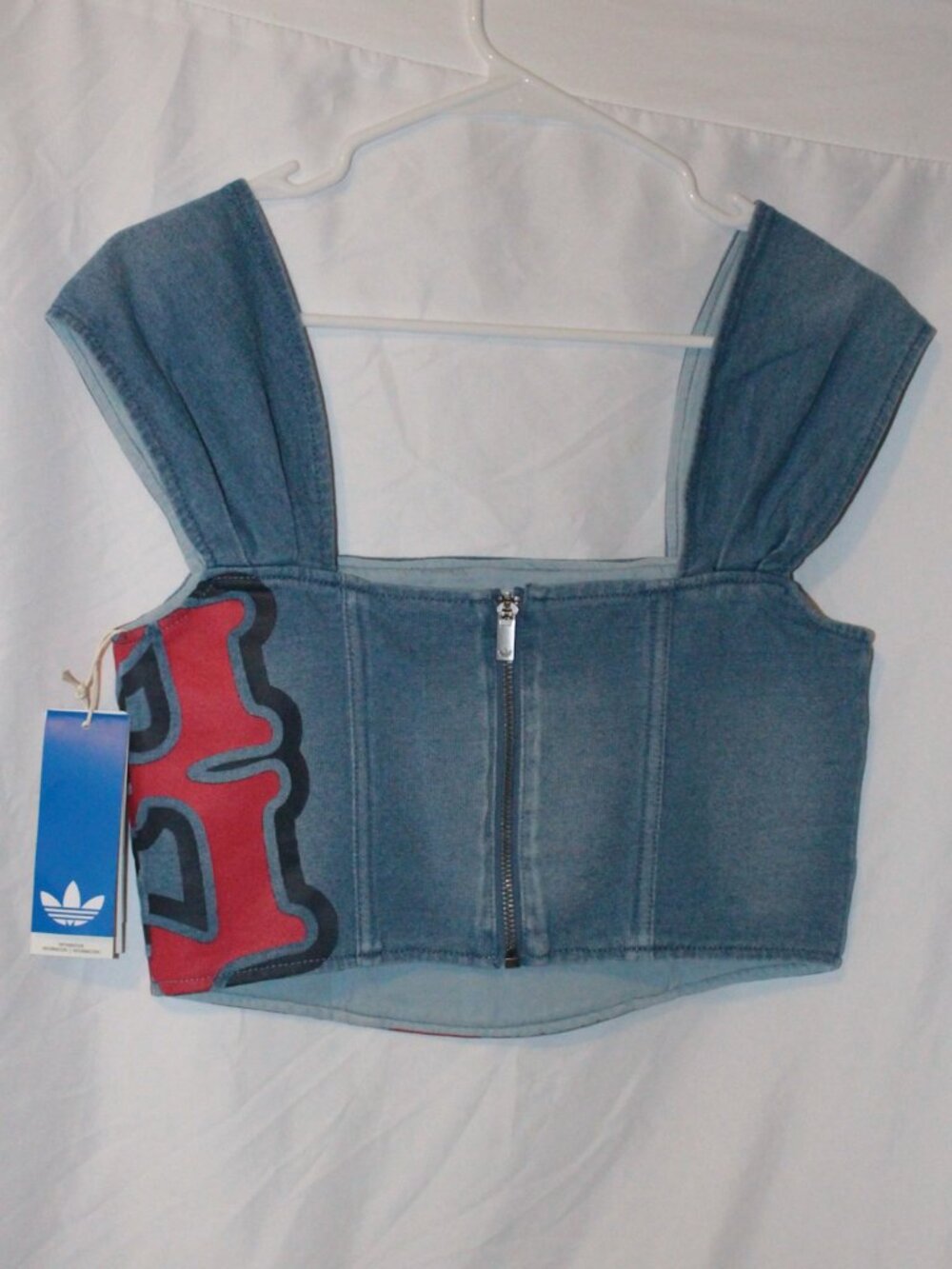 NWT Adidas Originals GFX Coursage Top Size 8 - Picture 10 of 12
